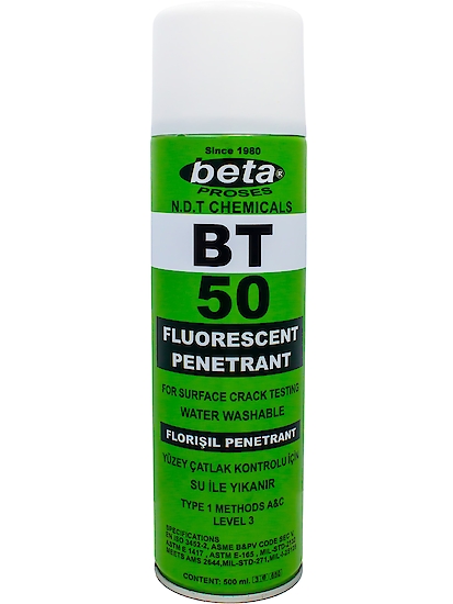 BT - 50 Fluorescent Penetrant Spray 500ml