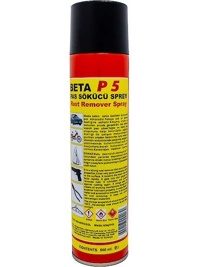 Beta Rust Remover P - 5 Spray 500ml - 250ml