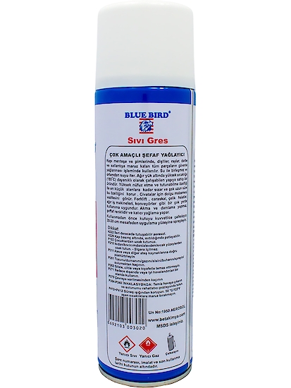 Blue Bird Liquid Grease Spray 500ml