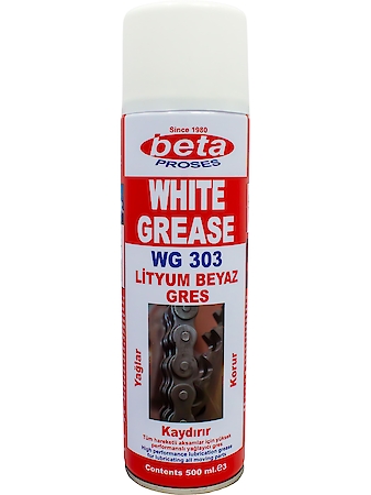 Beta WG - 303 White Grease Spray 500ml