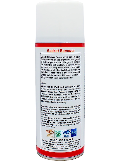 Beta Gasket Remover Spray 400ml