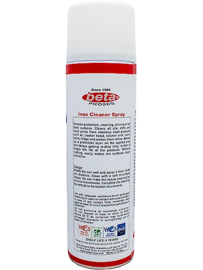 Beta INOX Cleaner Spray 500ml