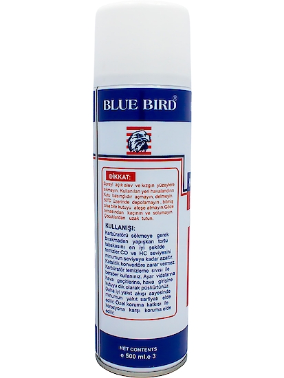 Blue Bird Karbüratör Temizleyici Sprey 500ml