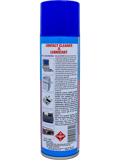 Blue Bird Contact Cleaner & Lubircant Spray 250ml