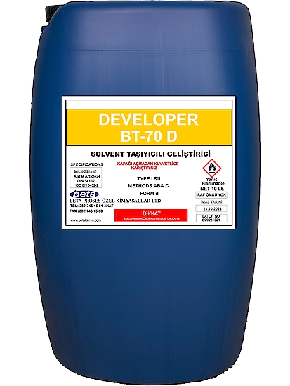 BT - 70 D Penetrant Liquid